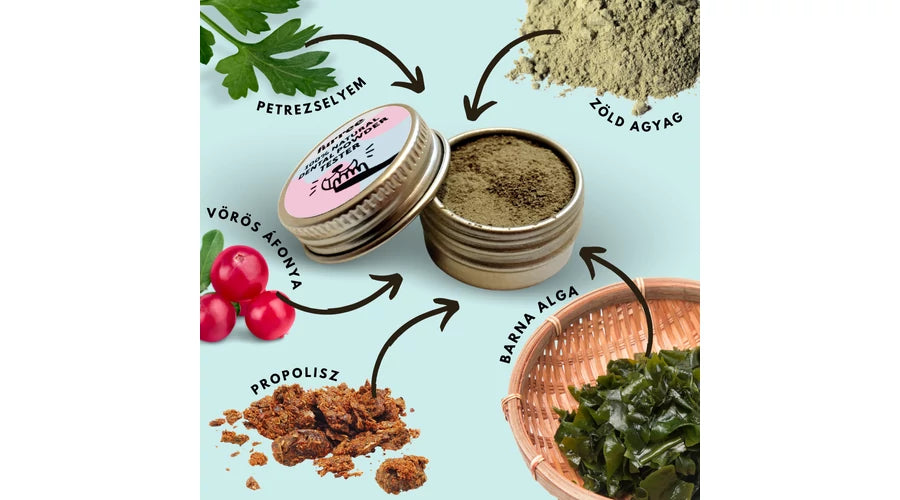 Fürree három oldalú fogkefe, ajándék fogmosó porral