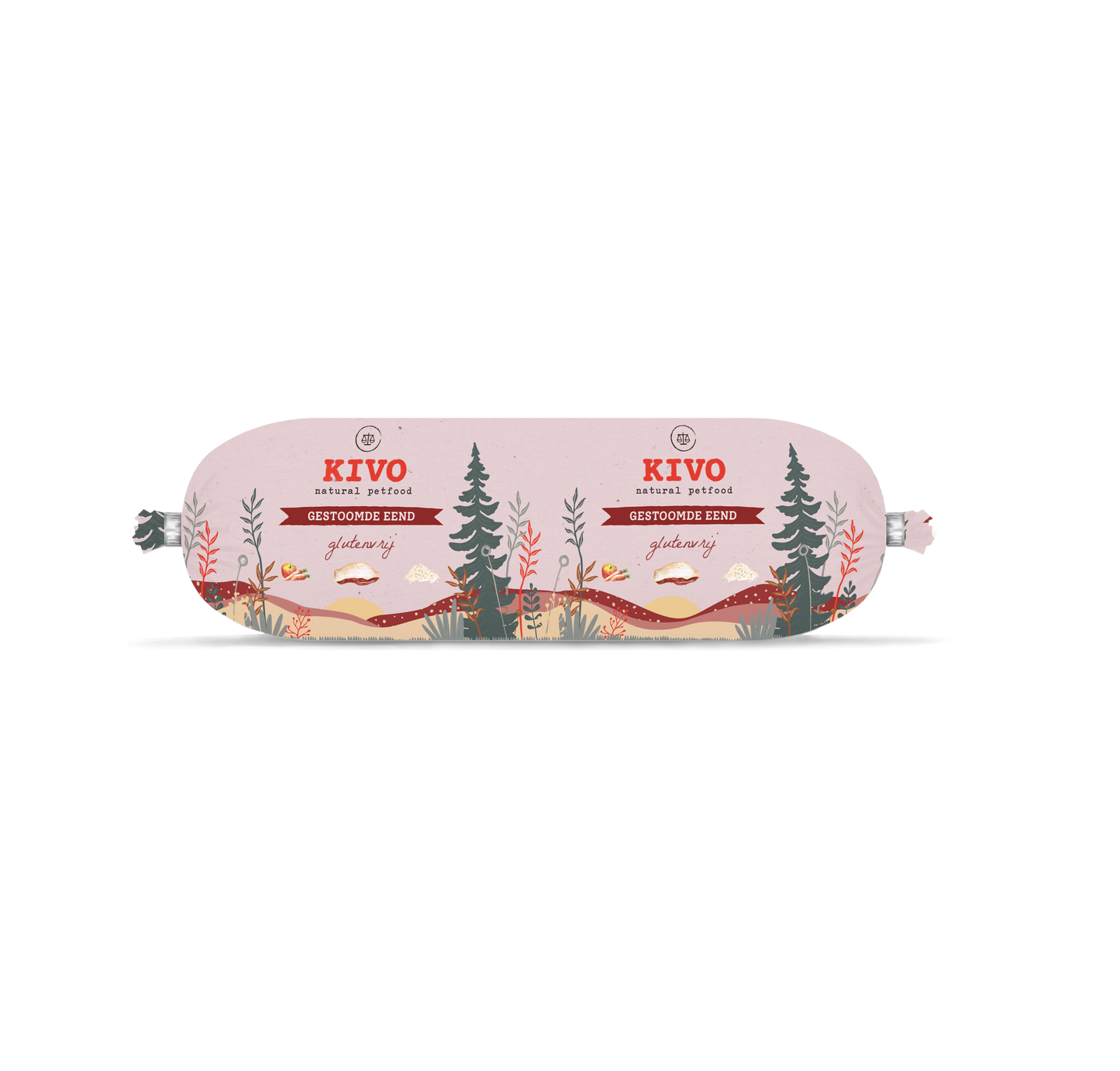 KIVO -Párolt kacsahús rolád 600g