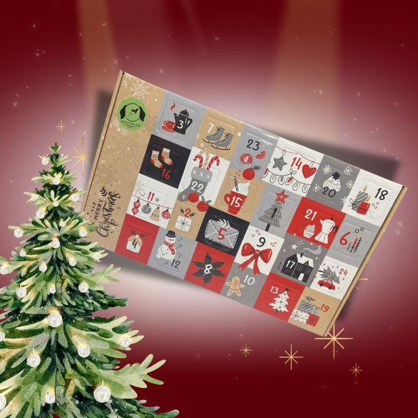 Kedvencem - Adventi kalendárium kutyáknak (bézs)