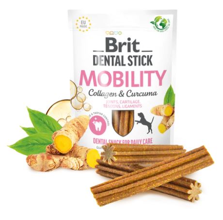 Brit Care Dental Stick - Mobility - Kollagén és Kurkuma