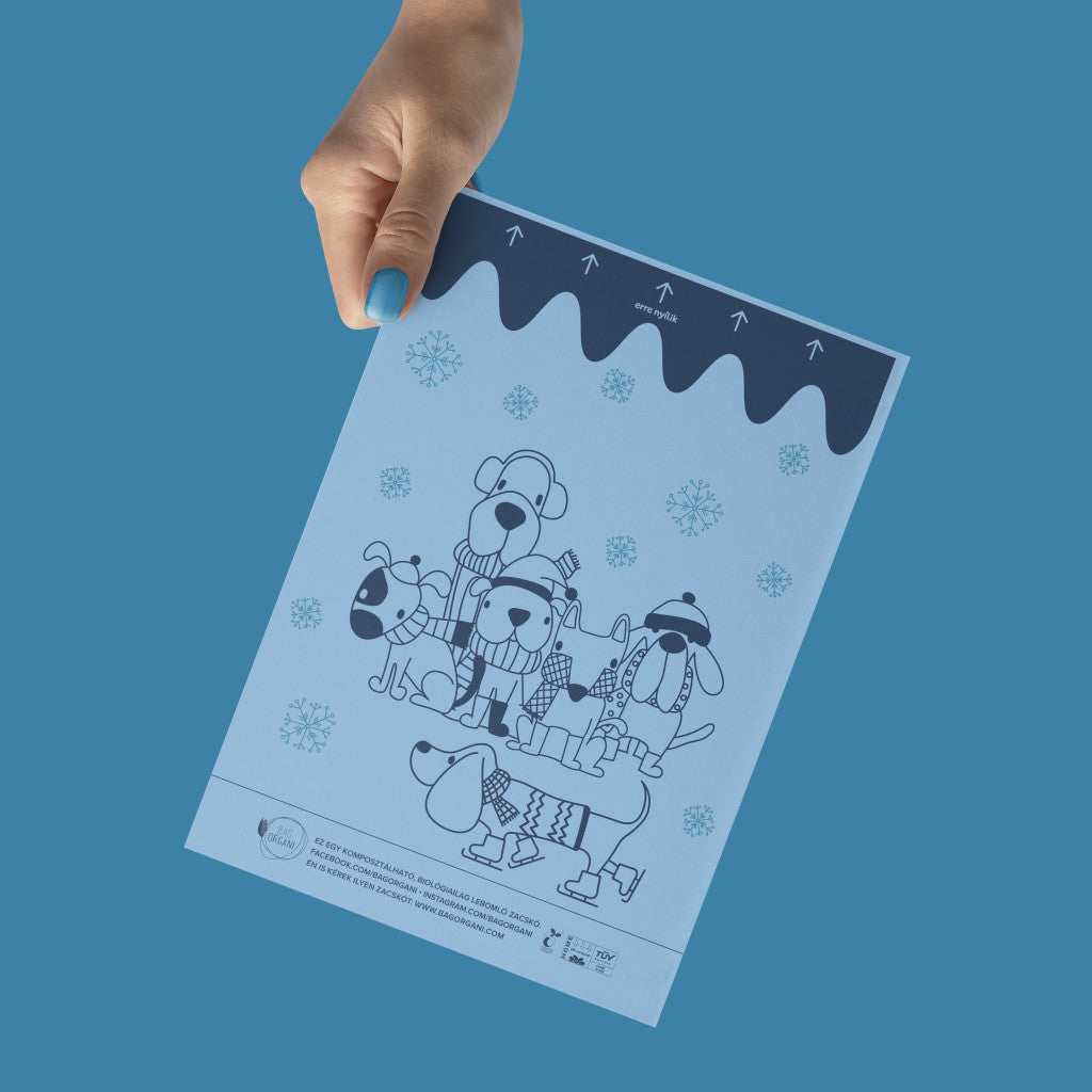 Bag Organi - növényi alapú, lebomló kakizacsi - AZUL