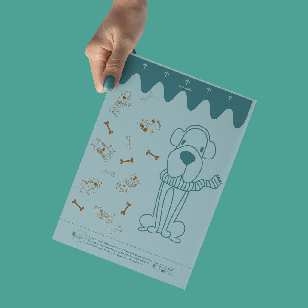 Bag Organi - növényi alapú, lebomló kakizacsi - MINT