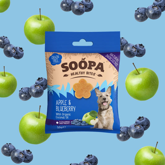 SOOPA -Healthy Bites - Alma és Kék Áfonya