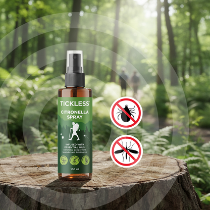 Tickless - Természetes Citronella kullancs és szúnyogriasztó spray Gazdiknak