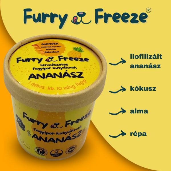 Furry Freeze® fagyipor kutyáknak - ANANÁSZ