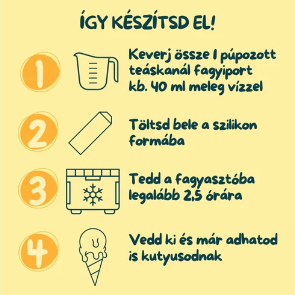 Furry Freeze® fagyipor kutyáknak - KÉK SPIRULINA