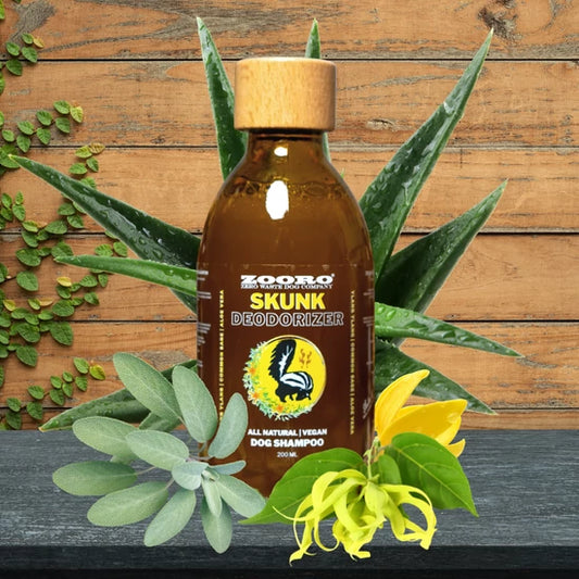 Zooro® Skunk Deodorizer kutyasampon "bűzös borzoknak"