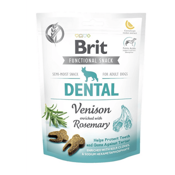 Brit Care Functional Snack Dental - Szarvas és Rozmaring 