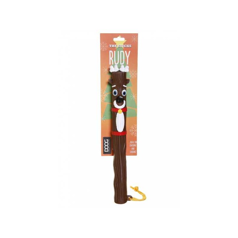 Doog  Xmas Stick Toys - Rudy Reindeer (bothelyettesítő játék)