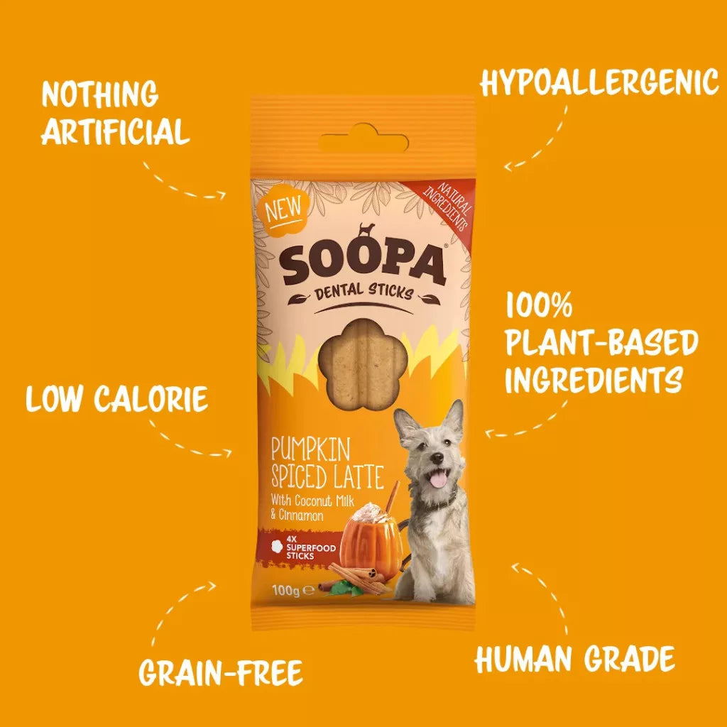 SOOPA - Dental Sticks - Pumpkin Spiced Latte