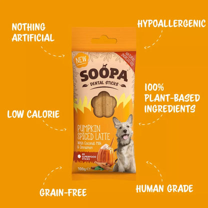 SOOPA - Dental Sticks - Pumpkin Spiced Latte