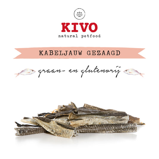 KIVO-Szárított Tőkehalbőr