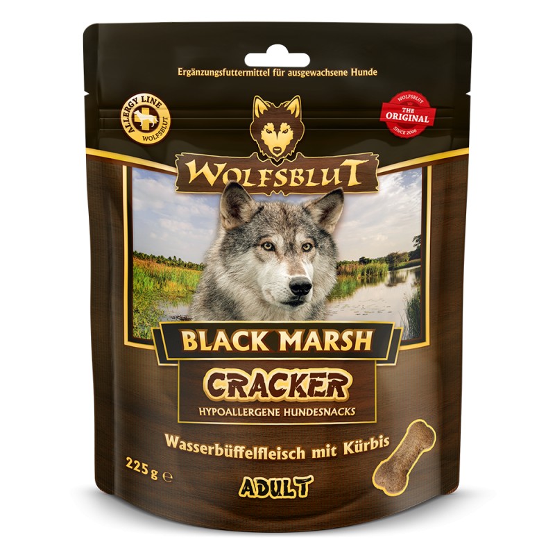 Wolfsblut Black Marsh Cracker - Vizibivaly tökkel 225g