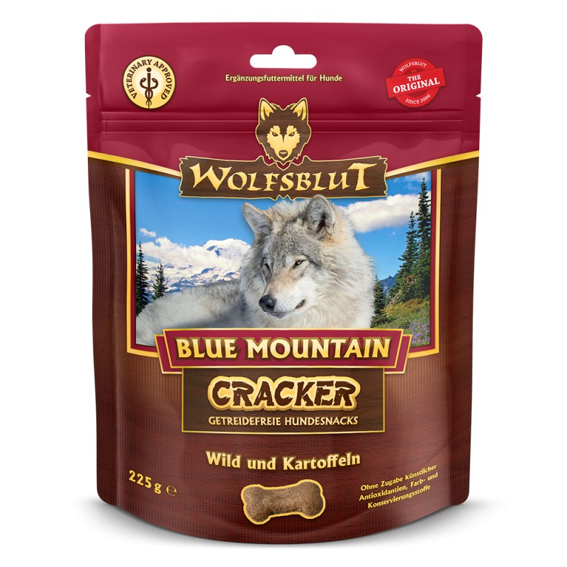 Wolfsblut Blue Mountain Cracker - Vad burgonyával 225g